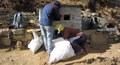 Clean Up Trekking Trash in Nepal