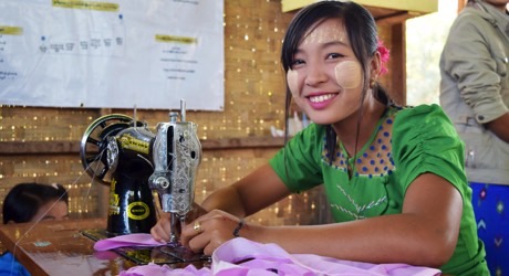 Provide Skills Training for Young Women in Myanmar