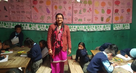 Support teacher training and education in Nepal
