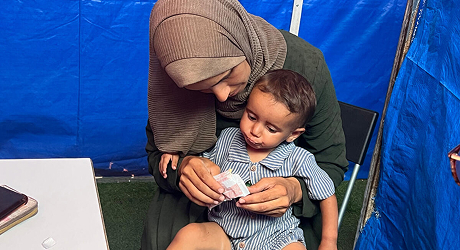 Providing essential supplies and services to children and families in Gaza