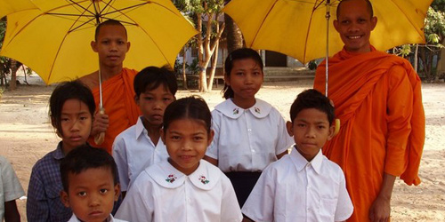 School Aid to Wat Thmei Orphange, Cambodia