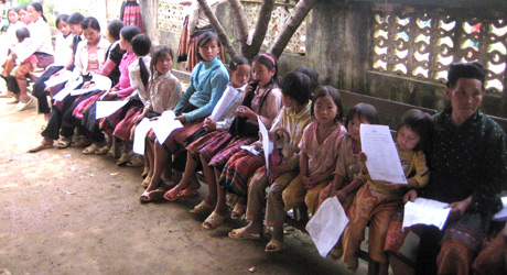 Medical supplies for remote villages, Vietnam